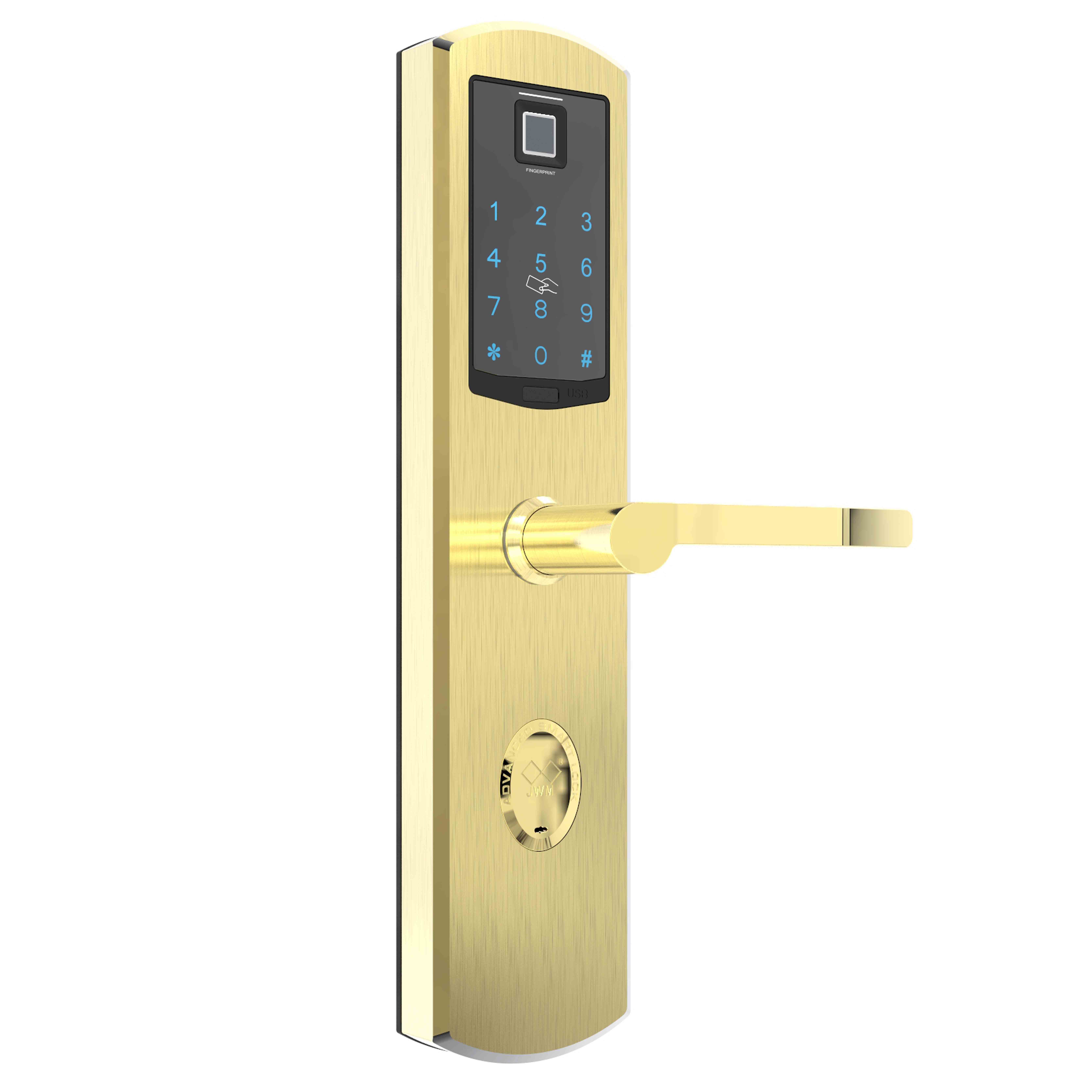 家用智能门锁 指纹密码锁 APP开门丨劲卫Z18